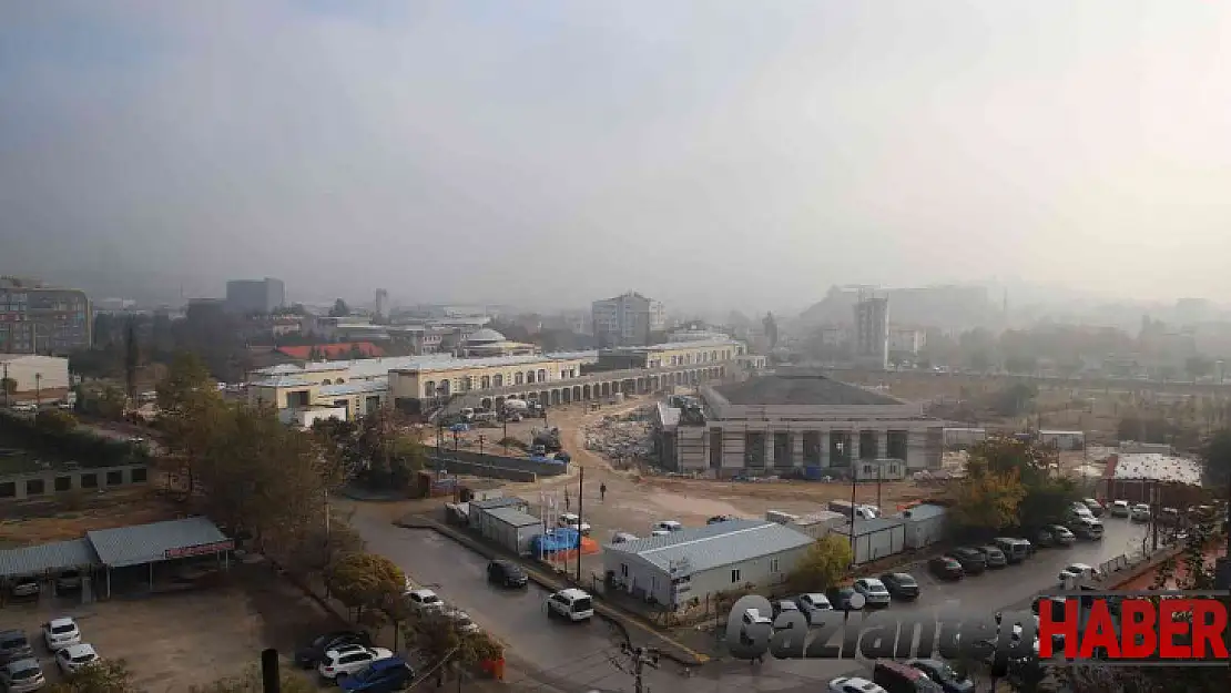 Gaziantep'te yoğun sis etkili oldu