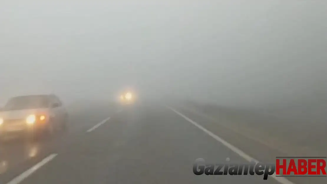 Gaziantep'te yoğun sis etkili oldu