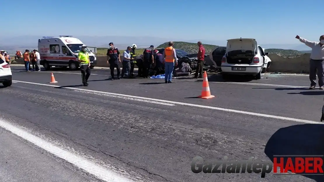 Gaziantep'te zincirleme kaza: 2 ölü, 6 yaralı