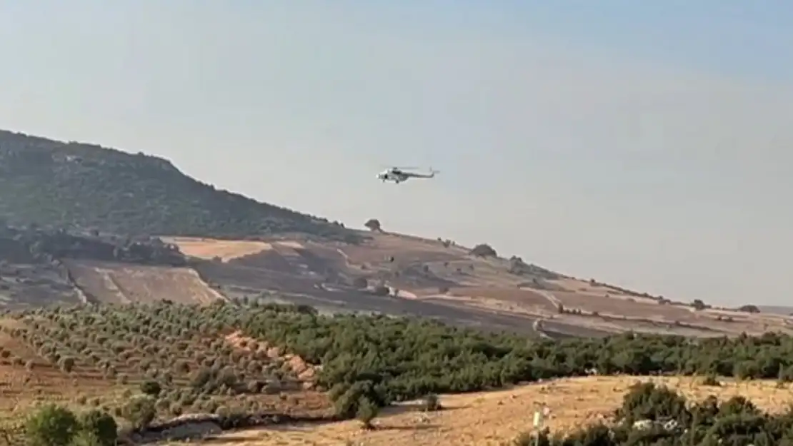 Gaziantep'teki orman yangını 7 saat sonra söndürüldü