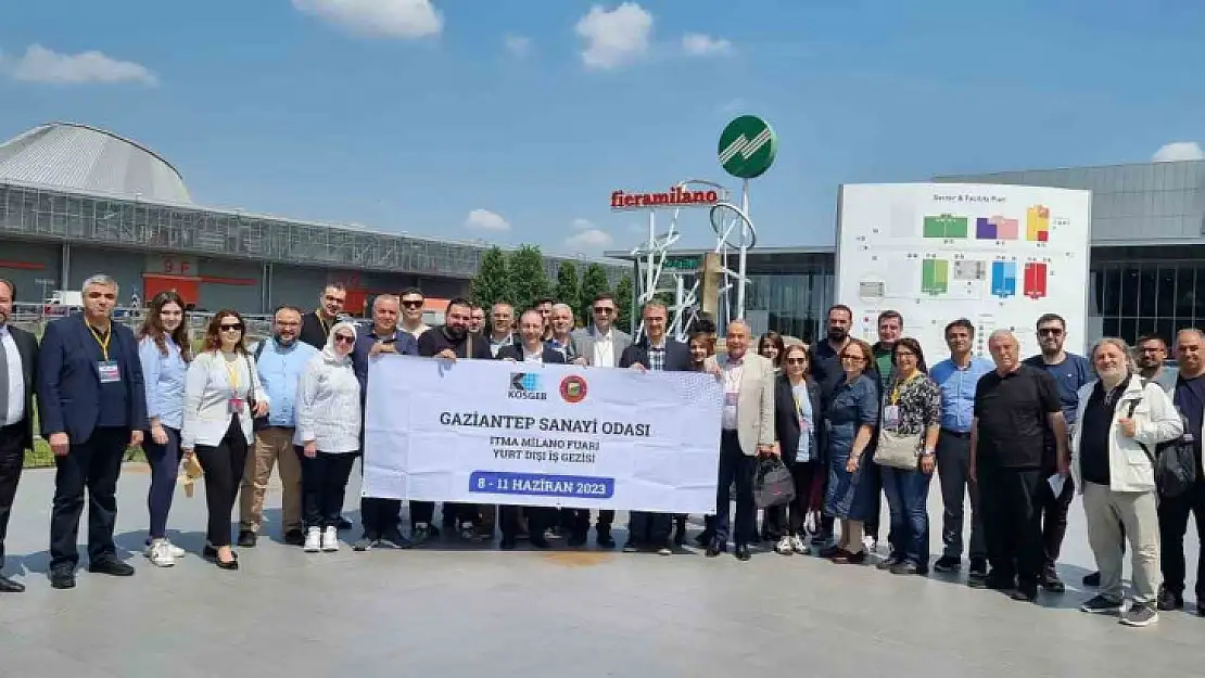 Gaziantep'teki sanayiciler ITMA Milano Fuarı'nda
