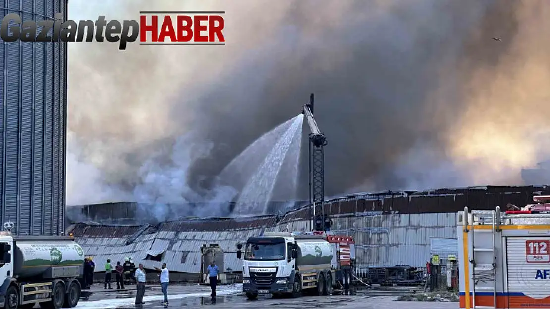 Gaziantep'teki yangına müdahale sürüyor