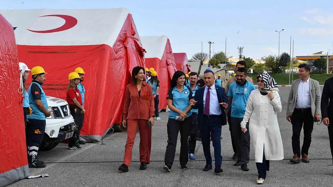 Gaziantep UMKE'den hayat kurtaracak sahra hastanesi eğitimi