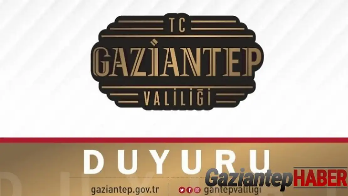 Gaziantep Valiliği Uyardı