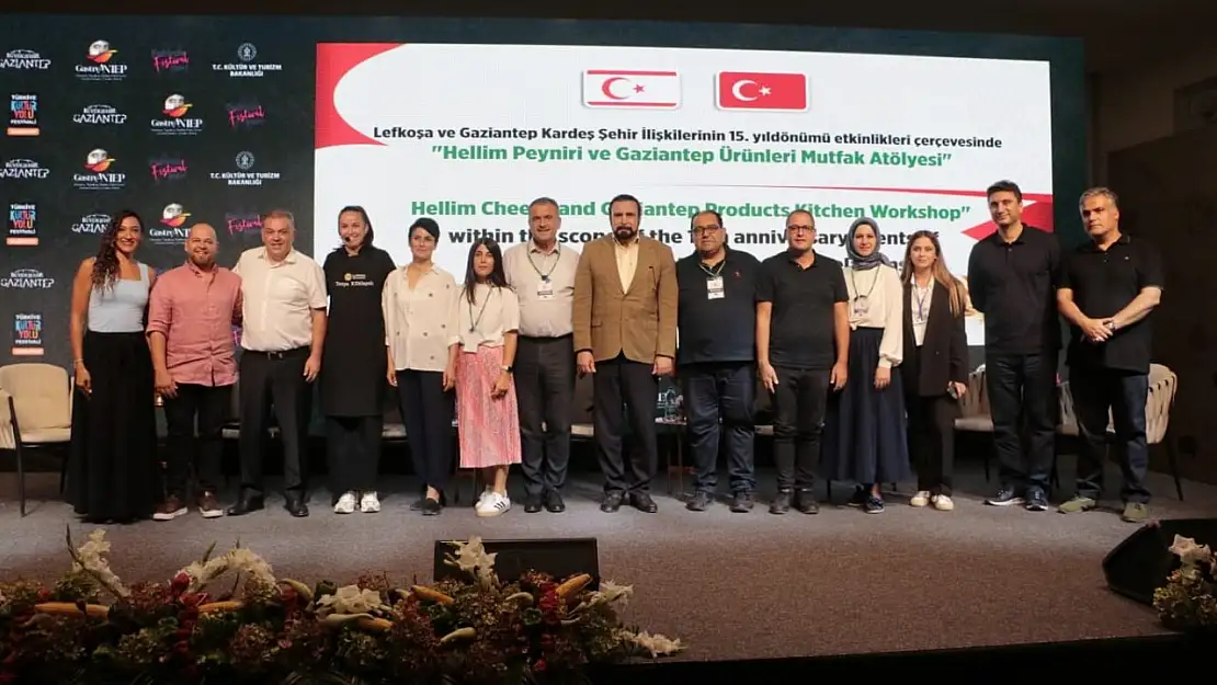 Gaziantep ve Lefkoşa kardeş şehir ilişkilerinin 15. yılını GastroANTEP Festivali'nde kutladı