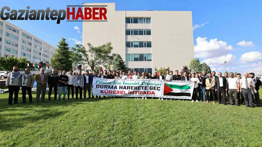 GİBTÜ öğrencilerinden Gazze'ye destek için 'Çadır Nöbeti'