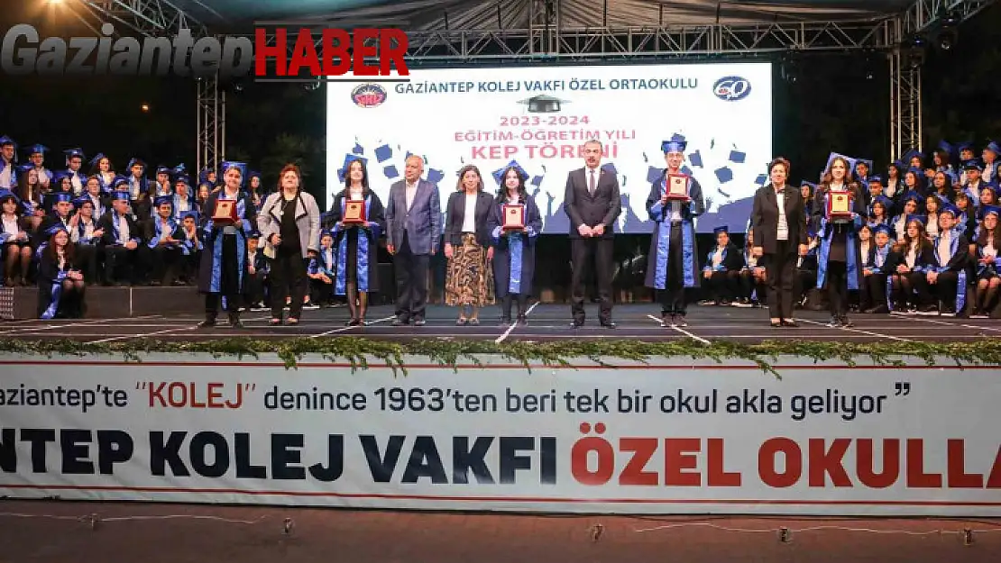 GKV Özel Ortaokulu 60. Yıl mezunlarını uğurladı