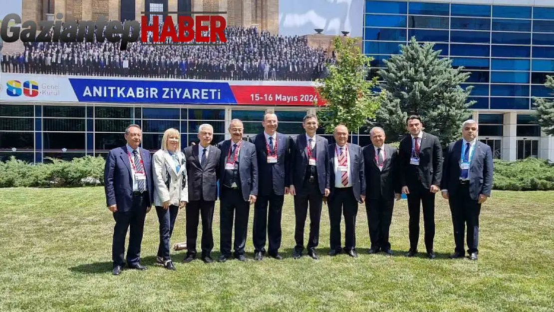 GSO TOBB delegeleri 80. genel kurula katıldı