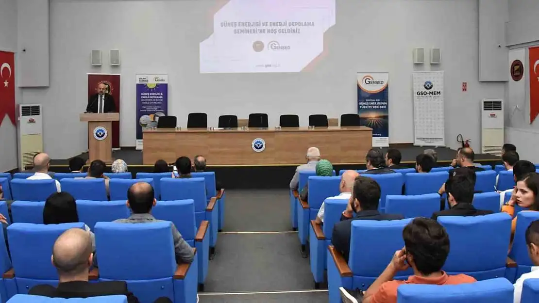 GSOMEM'de güneş enerjisi ve enerji depolama semineri gerçekleştirildi