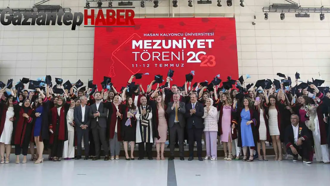 Hasan Kalyoncu Üniversitesi bin 578 öğrencisini mezun etmenin gururunu yaşadı