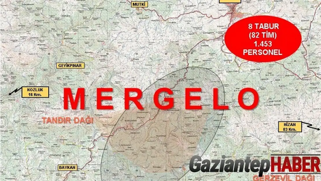 Eren-6 Mergelo operasyonu başladı