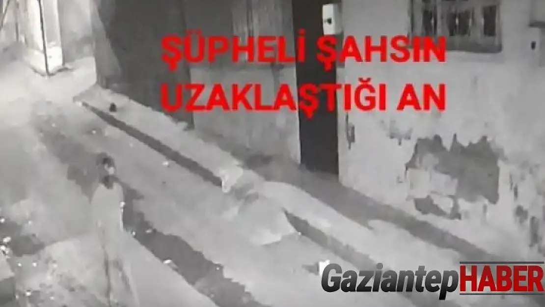 Gaziantep'te hırsızlık anları güvenlik kamerasında