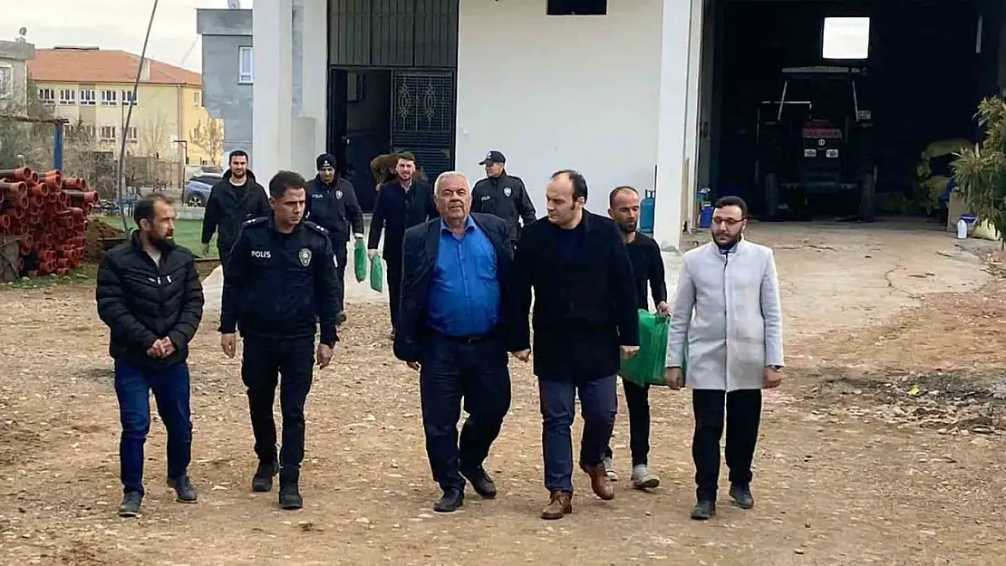 İşçimen'den depremde hayatını kaybeden polis memurunun ailesine ziyaret