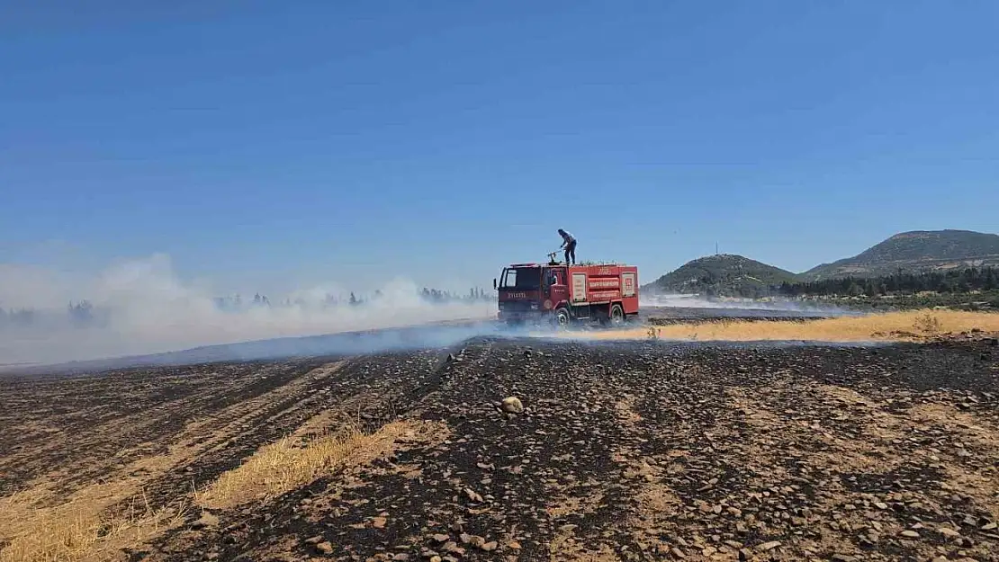 İslahiye'de 150 dönüm arazi kül oldu