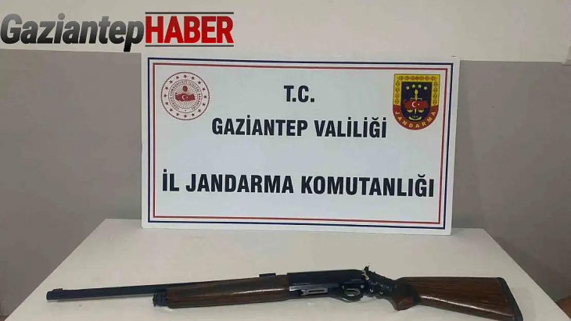 Jandarmanın 'maganda' operasyonunda çok sayıda silah ele geçirildi