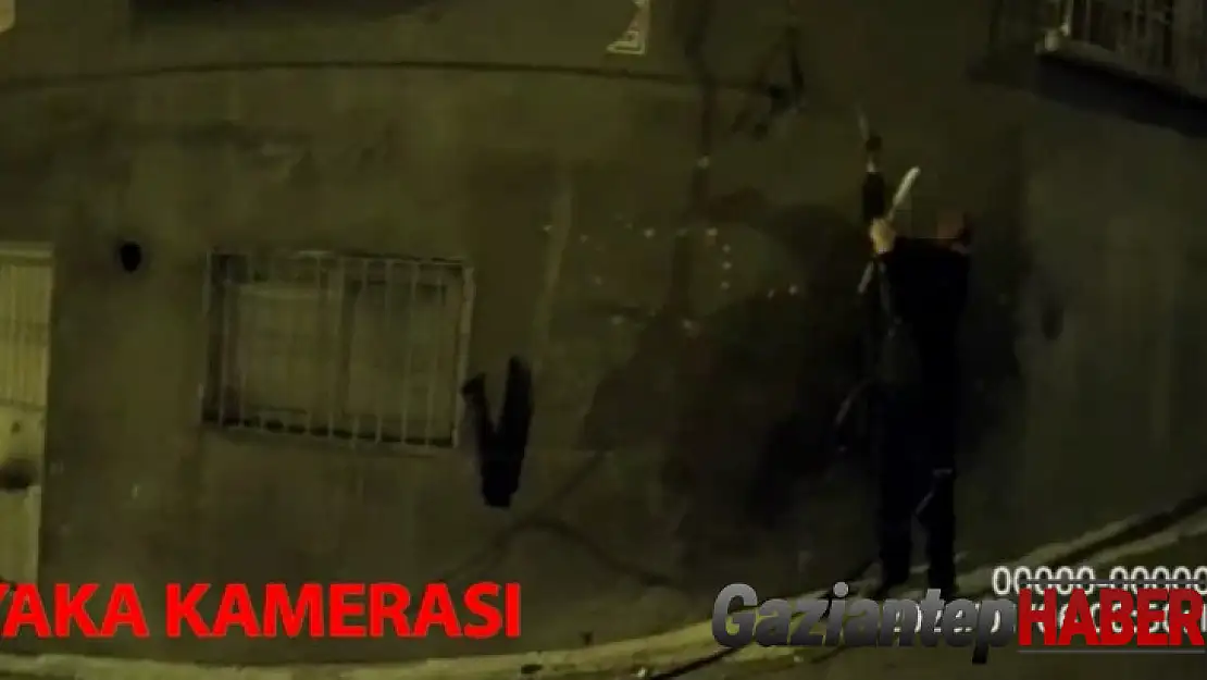 Kablo hırsızı bekçilere yakalandı