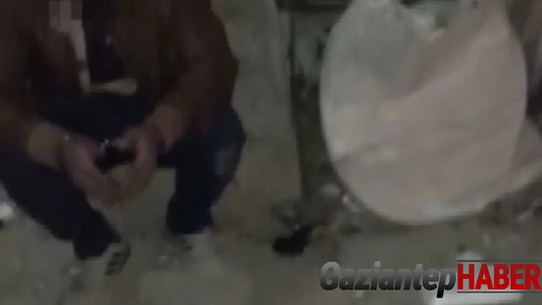 Kablo hırsızı suçüstü yakalandı