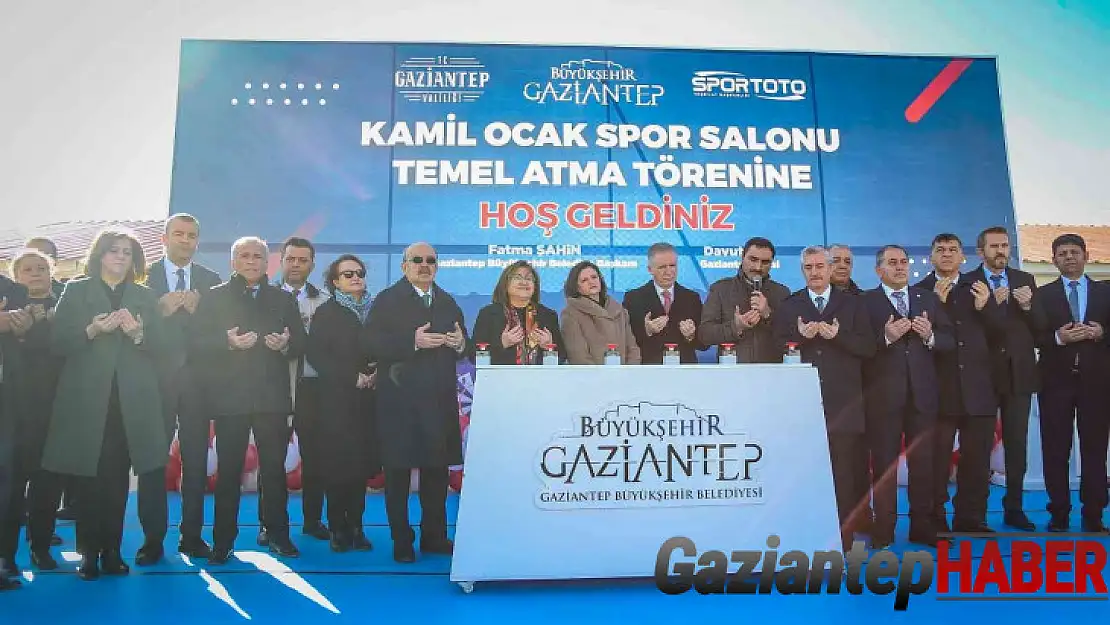 Kamil Ocak Kapalı Spor Salonu'nun temeli atıldı