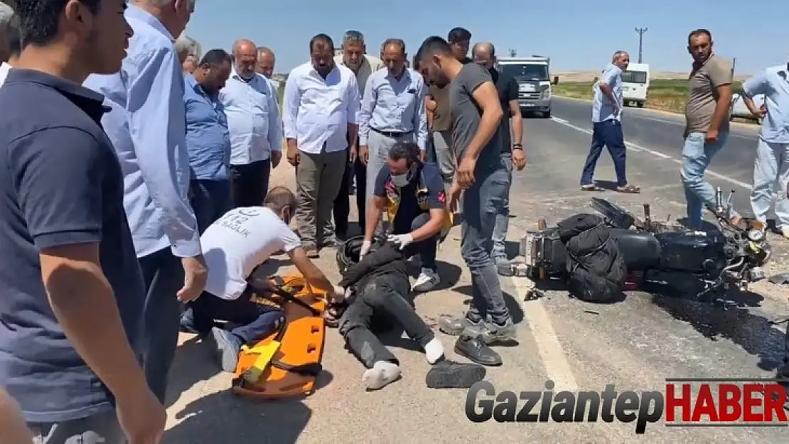 Gaziantep-Şanlıurfa karayolunda feci kaza! 1 ağır yaralı