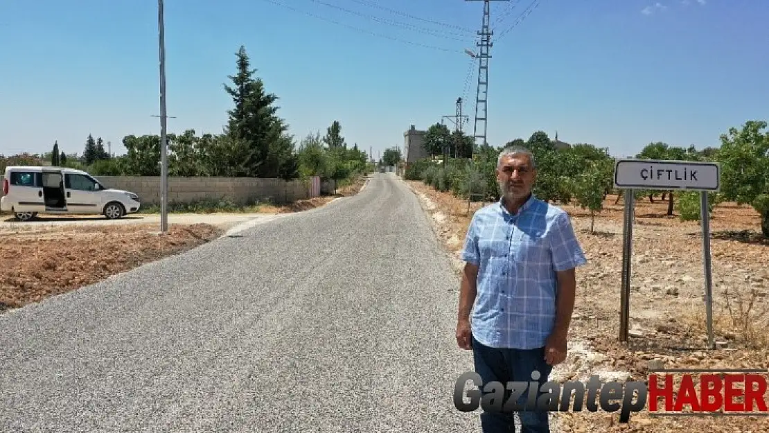 Karkamış kırsalında 22 bin 500 metrelik yol yapıldı