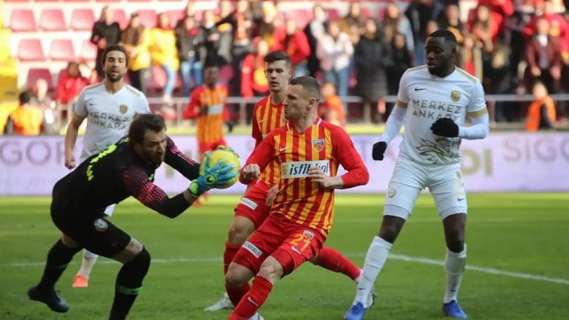 Kayserispor 5 kez galibiyeti kaçırdı