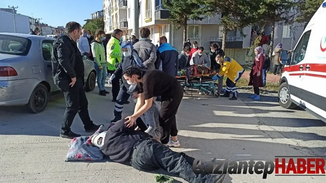 Kazada eşinin öldüğünü zanneden motosiklet sürücüsü dakikalarca gözyaşı döktü