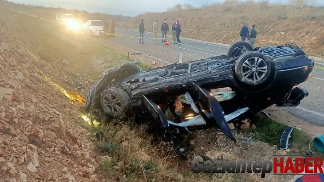 Gaziantep-Kilis yolunda feci kaza: 1 ölü, 4 yaralı