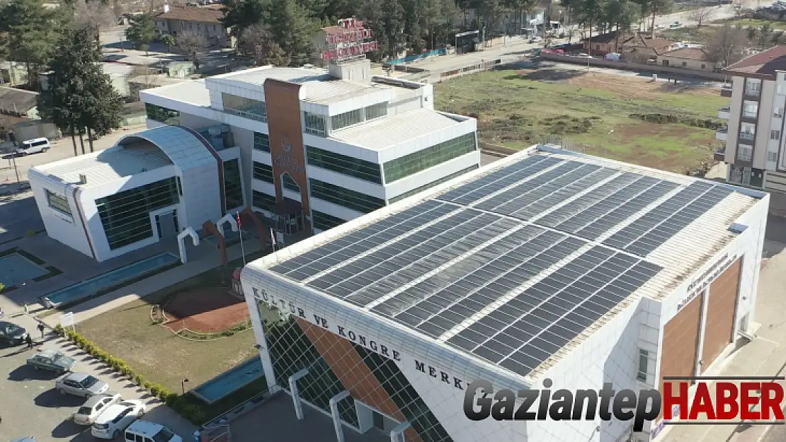 Kongre merkezine güneş enerjisi santrali (GES) kuruldu
