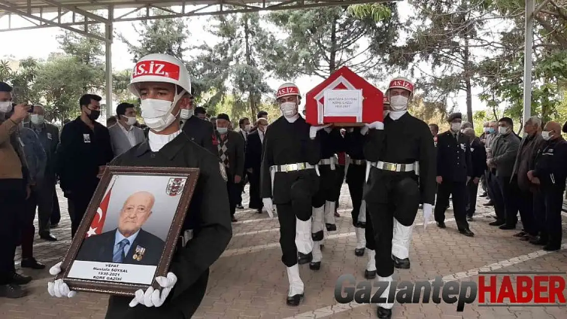 Kore Gazisi törenle son yolculuğuna uğurlandı