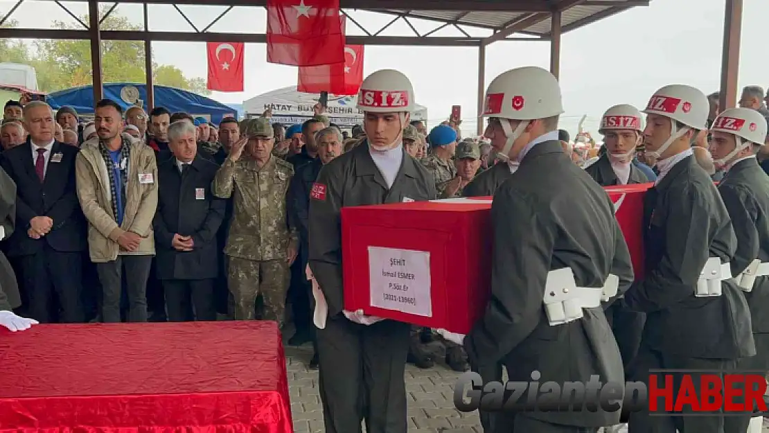 Kuzey Irak şehidi Hatay'da son yolculuğuna uğurlanıyor