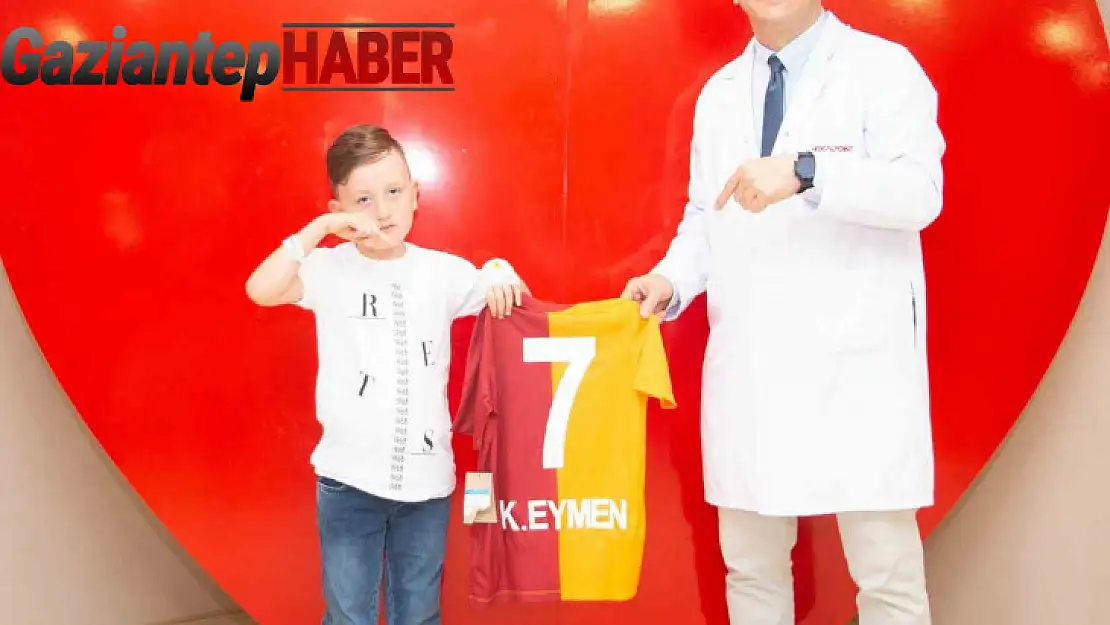 Lenfoma hastası Eymen Çakmak, Galatasaray forması hayaline kavuştu