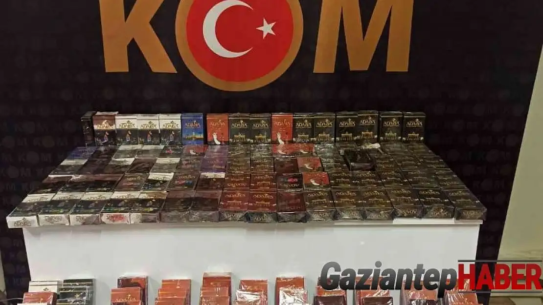 Mersin'de 136 paket bandrolsüz nargile tütünü ele geçirildi