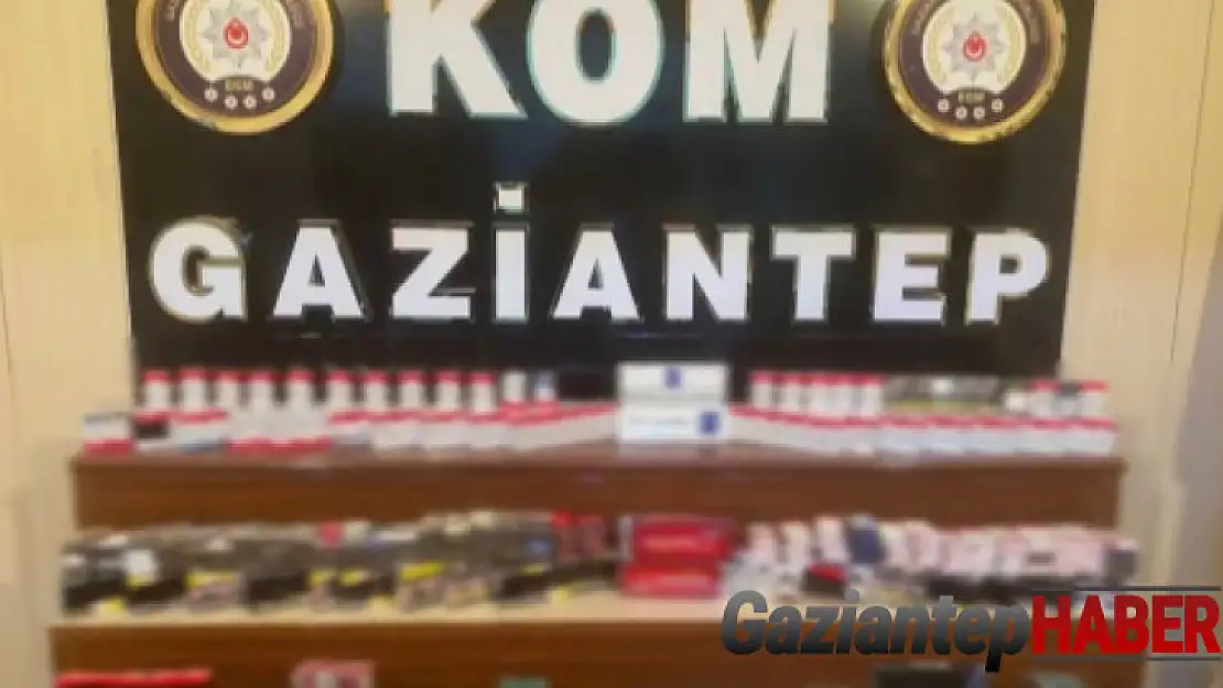 Motosiklet sepetinde kaçak sigara ele geçirildi