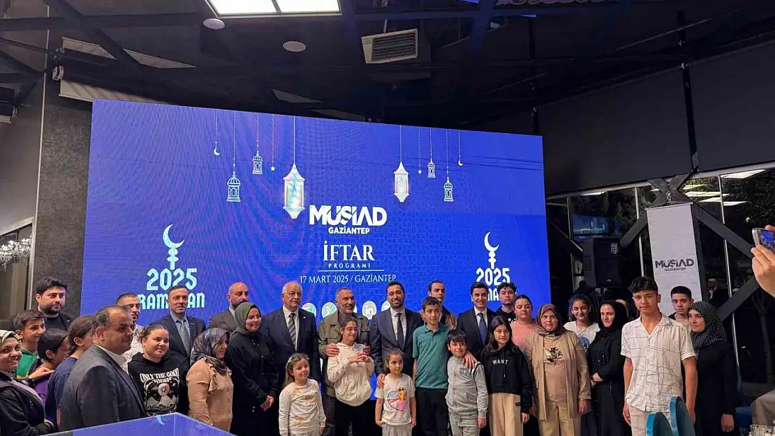 MÜSİAD Gaziantep Şubesi geleneksel iftar programında, bir araya geldi