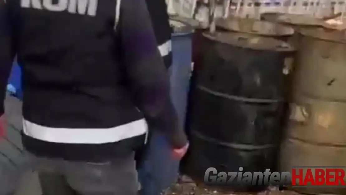 Nizip'te 2 bin 500 litre kaçak akaryakıt ele geçirildi