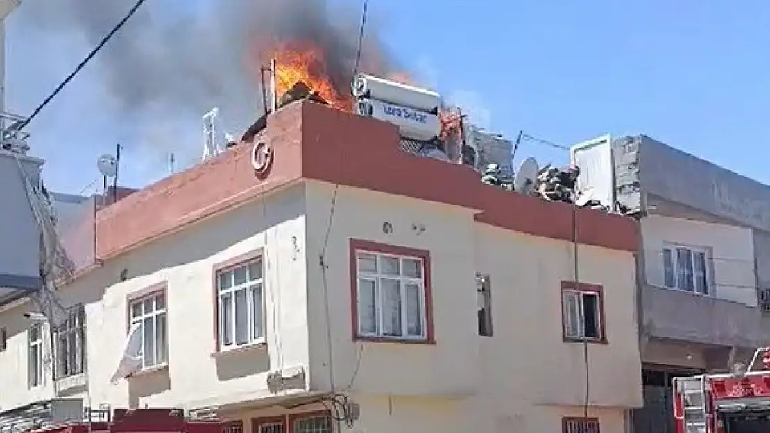 Nizip'te odunluk yangını paniğe neden oldu