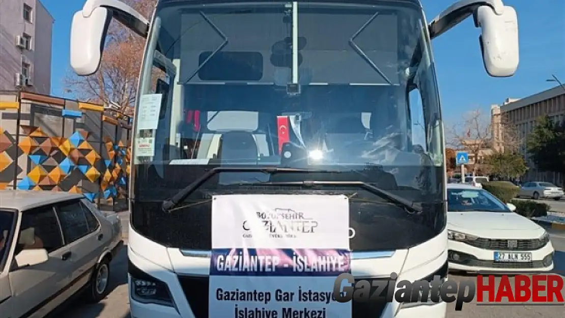 Nurdağı ve İslahiye'ye ücretsiz ring seferlerine başladı