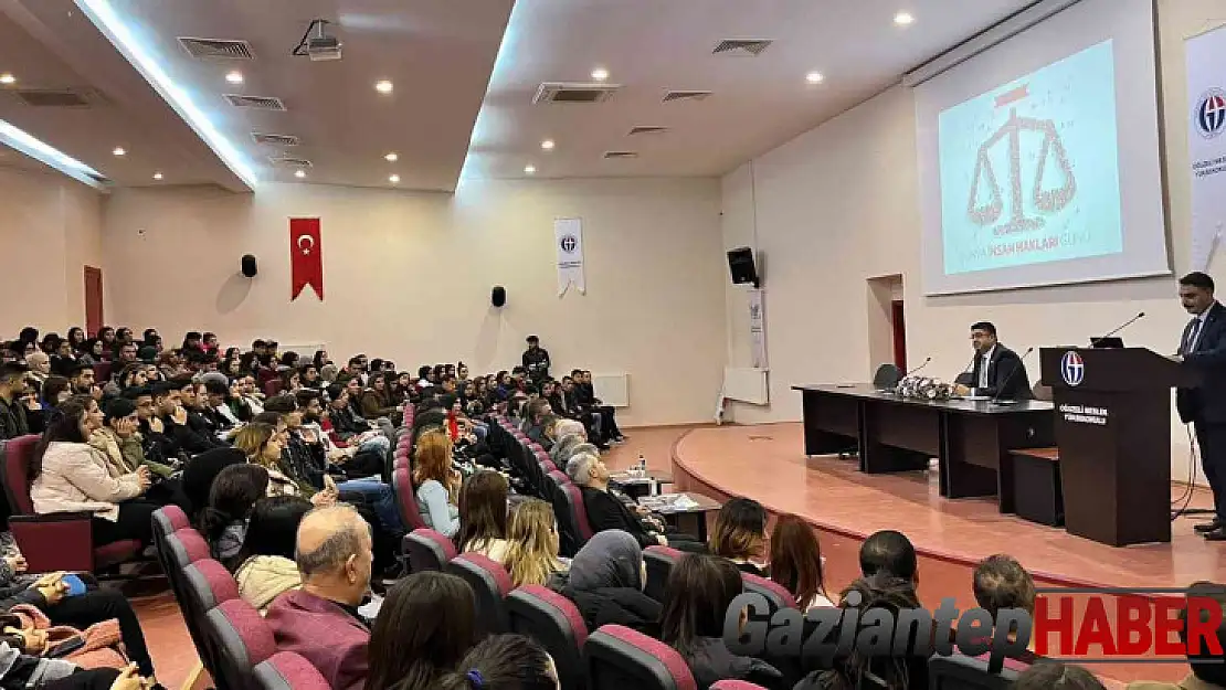 Oğuzeli MYO'da İnsan hakları konferansı