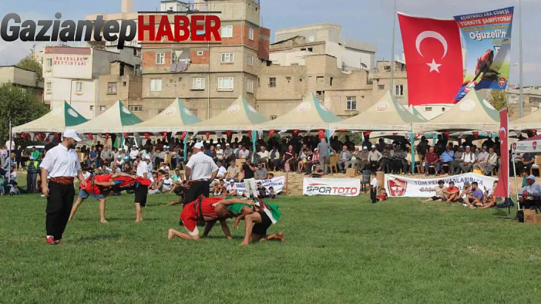 Oğuzeli'nde festival coşkusu Aşırtmalı Aba Güreşi Türkiye Şampiyonası ile sona erdi