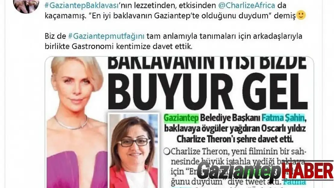Oscarlı yıldız paylaştı, Fatma Şahin davet etti