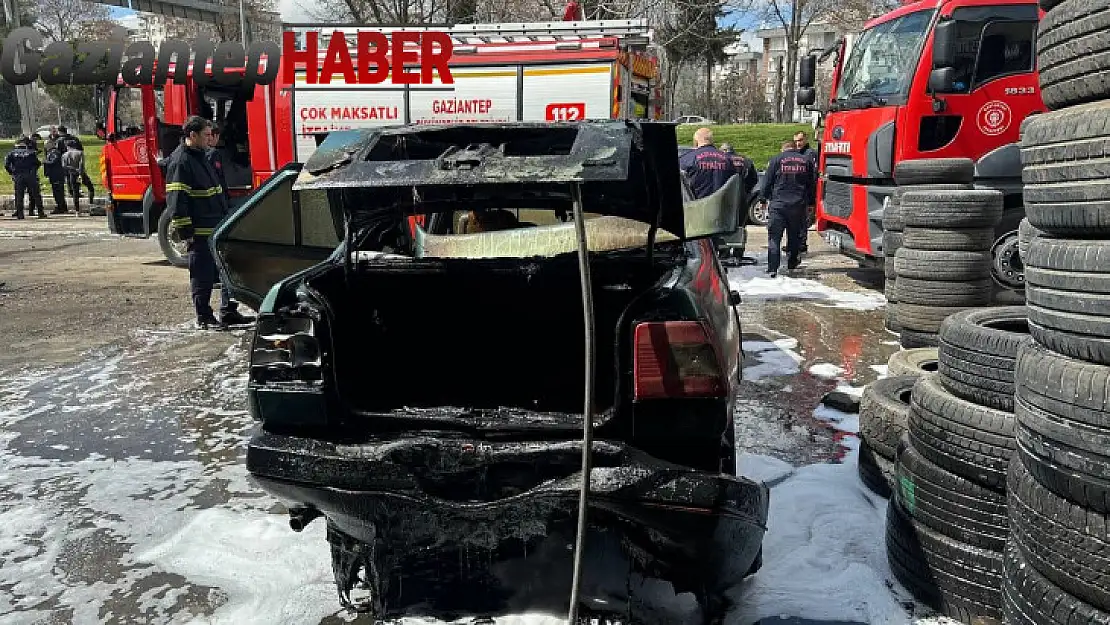 Otomobilin LPG tüpü bomba gibi patladı: 1 kişi yaralandı