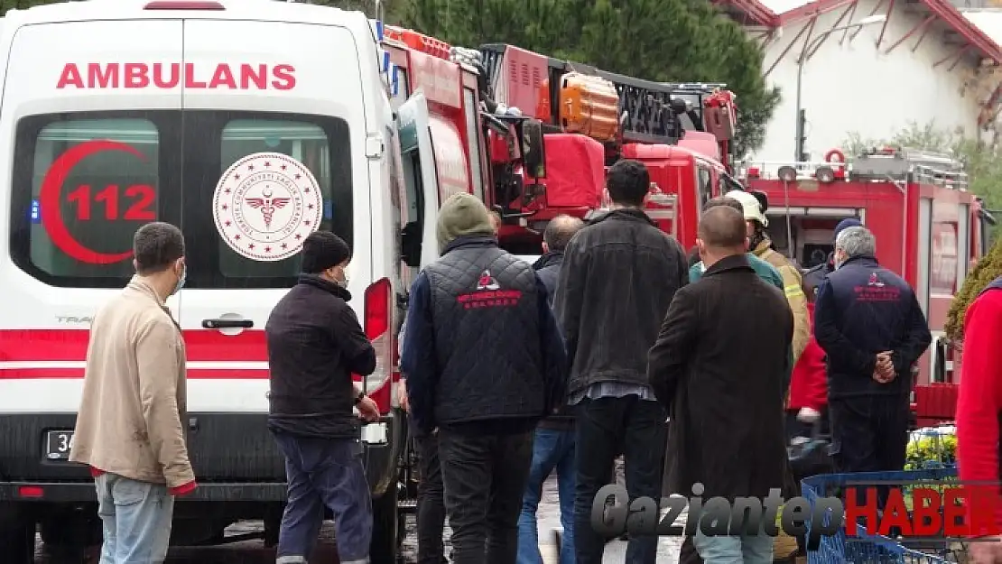 Pendik'te fabrikada tiner kazanı patladı, 1 işçinin vücudu yandı