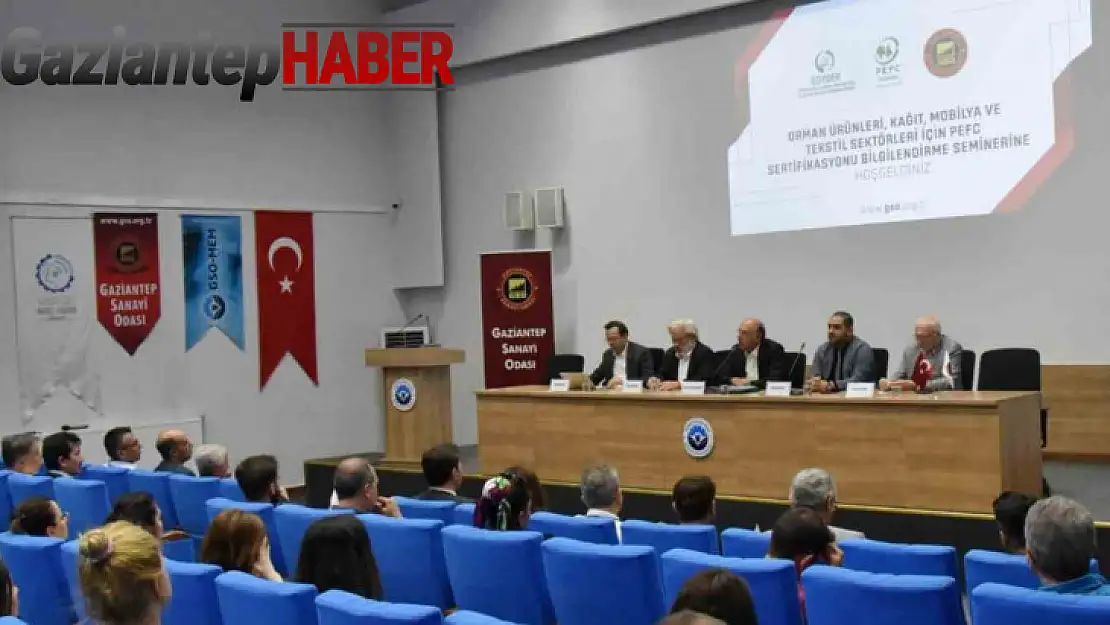 PEFC sertifikasyonu bilgilendirme semineri GSO-MEM'de gerçekleştirildi