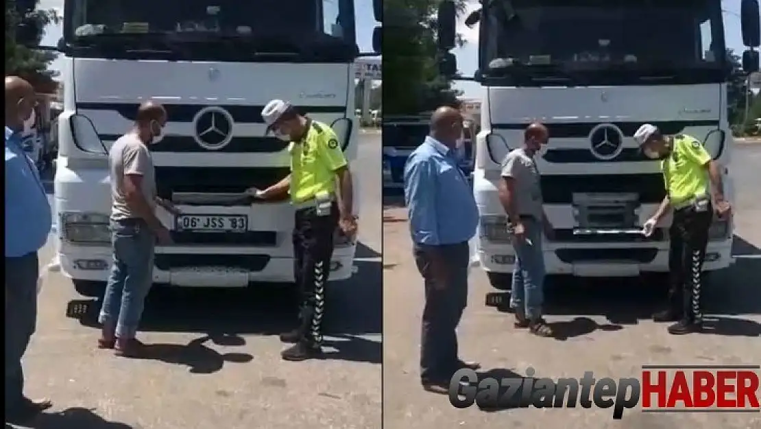 Plaka gizlemek için yapılan düzenek polisi bile şaşkına çevirdi
