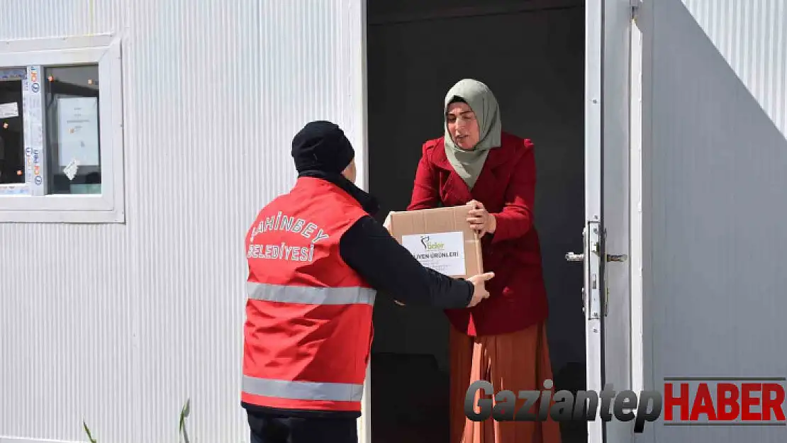 Şahinbey Adıyaman'a desteğini sürdürüyor