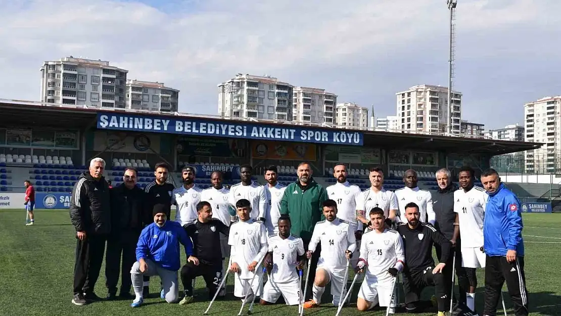 Şahinbey Ampute'den 1-0'lık galibiyet