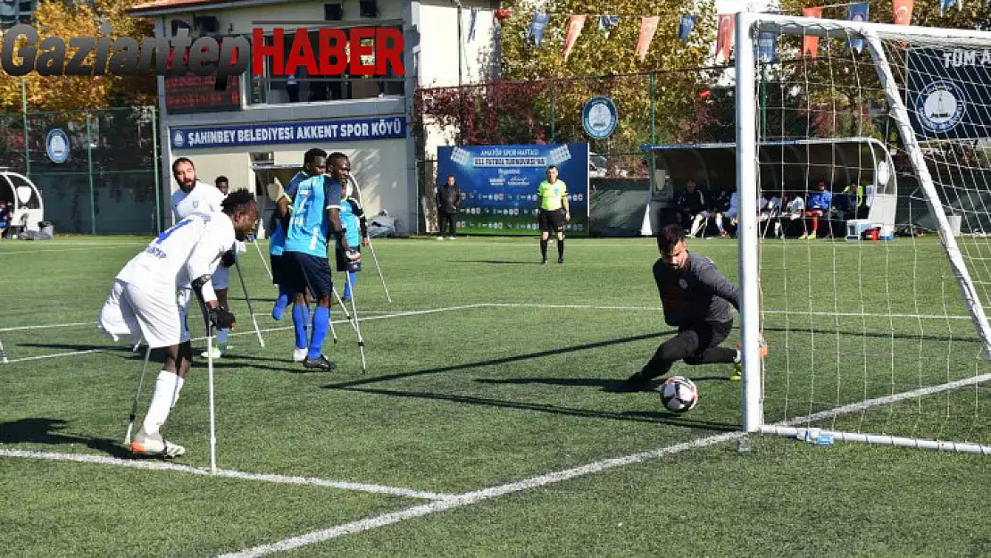 Şahinbey Ampute'den anlamlı ve farklı galibiyet 5-0