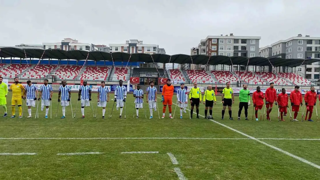 Şahinbey Ampute Futbol Takımı avantajlı döndü