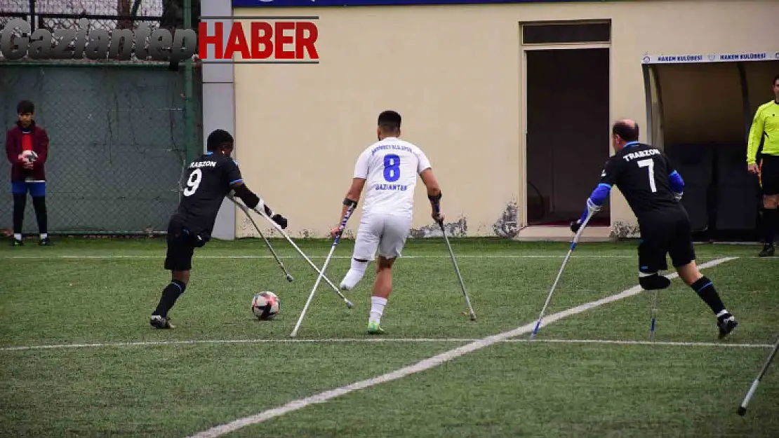 Şahinbey Ampute Futbol Takımı'ndan net skor 3-1