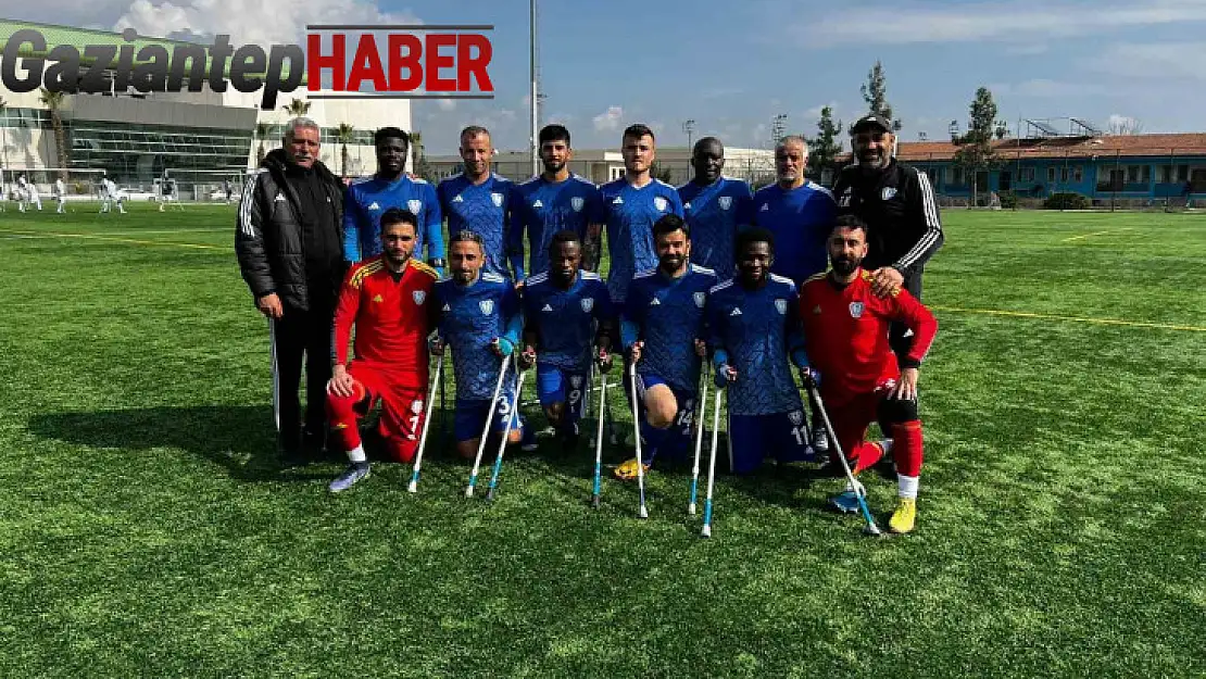 Şahinbey Ampute galibiyetle döndü 2-1